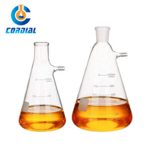 CORDIAL 500/1000ml Glass Erlenmeyer Filter Flask for Laboratory Use