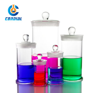 CORDIAL Borosilicate Glass Specimen Jar for Storage Application