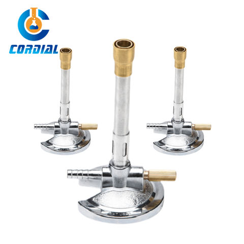CORDIAL Natural Gas Bunsen Burner with Gas Control for Lab Test