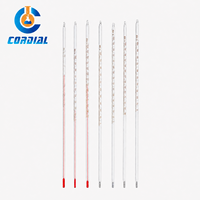 CORDIAL Red Alcohol Thermometer Mercury Thermometer for Laboratory Use