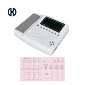 Digital 12-Lead ECG / EKG Machine – 3/6/12 Channel, 7-inch Touchscreen, Built-in Printer (CE)