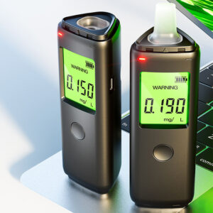 Professional Digital Breathalyzer / Alcohol Tester – Rechargeable, LCD Display (0.00–0.19% BAC)