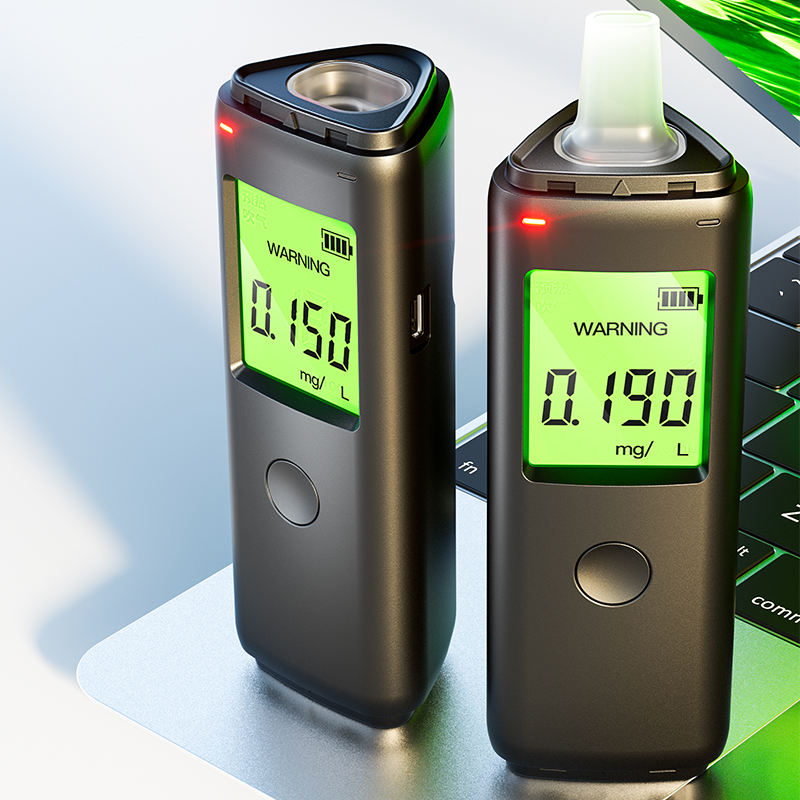 Professional Digital Breathalyzer / Alcohol Tester – Rechargeable, LCD Display (0.00–0.19% BAC)
