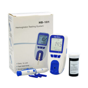 Sejoy HB-101 Portable Hemoglobin (Hb) Analyzer / Meter – with Test Strips, POCT
