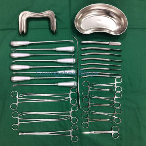 Gynecology Dilatation & Curettage (D&C) Surgical Instrument Set – Stainless Steel (Uterine Sound, Hegar Dilators, Doyen Retractors)