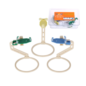 Dental X Ray Sensor Positioner Holder Dental Lab Digital X-Ray Film Locator Dentist Portable Plastic Positioning Tool 3Pcs/Set