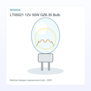 LT05021 12V 50W GZ6.35 Medical Halogen Lamp